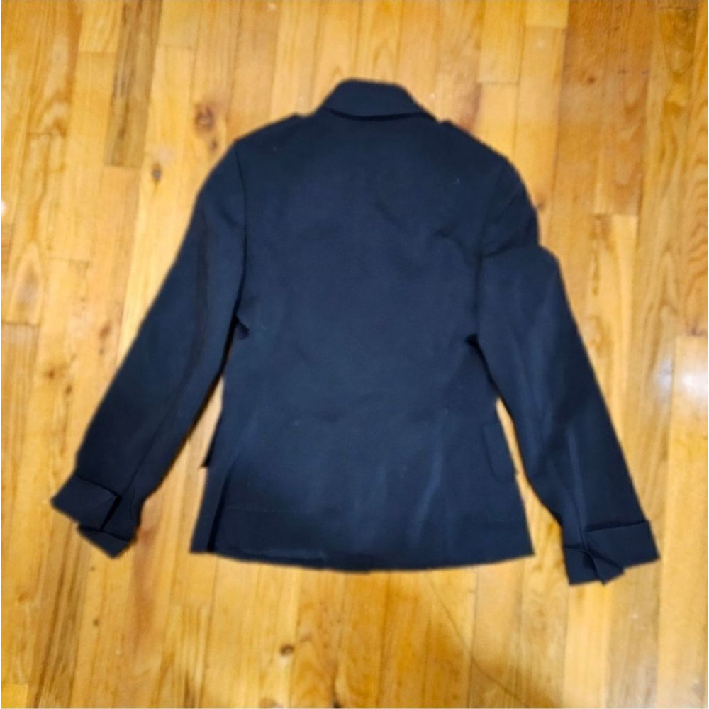 PRADA Women's Black Blazer Jacket Size 6 - Picture 2 of 7